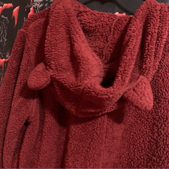 "I Do What I Want" Cat Ear Fluffy Shawl Hoodie - Picture 5 of 5